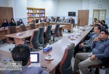 گزارش تصویری | جلسه هیات رئیسه  با اعضای هیات علمی دانشکده شیمی دانشگاه صنعتی شاهرود 